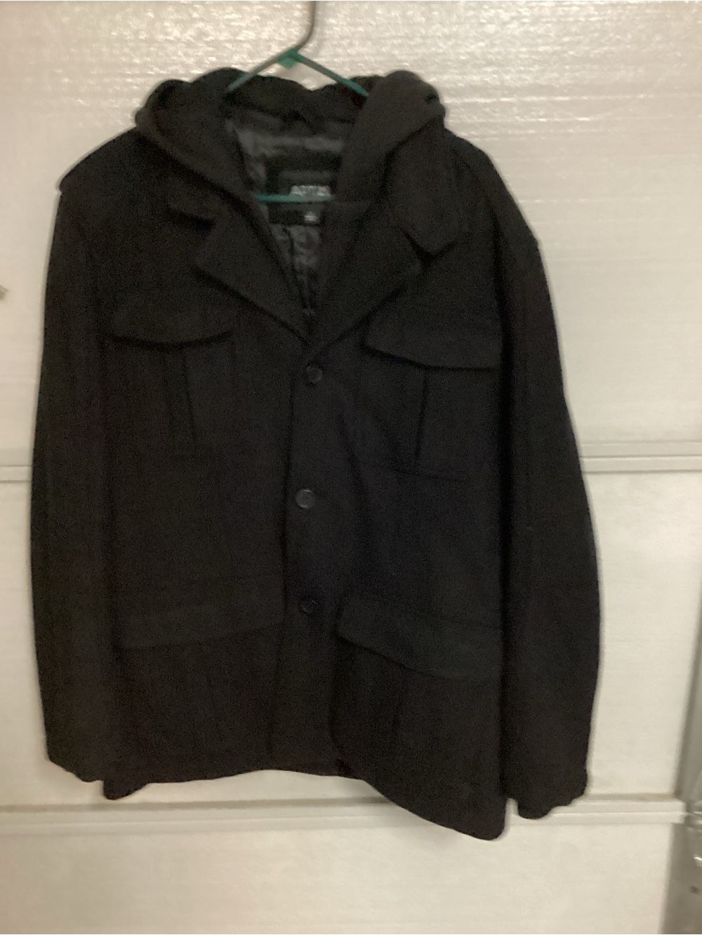 Women’s heavy peacock coat size large